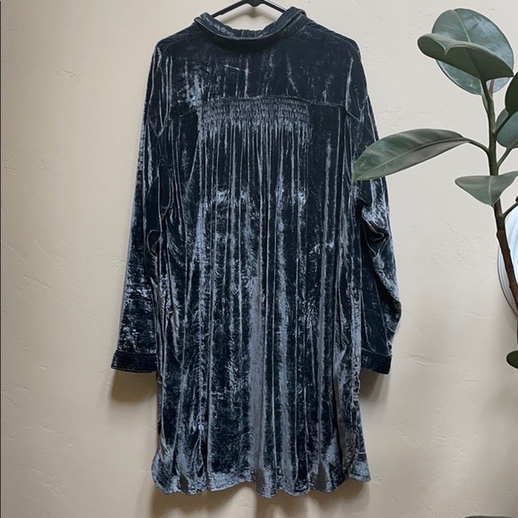 Free People We the Free Sorrento Velvet Maxi Top - Picture 2 of 2
